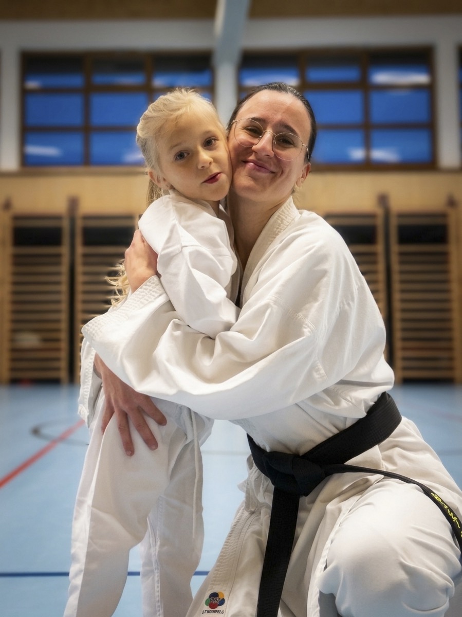 Karate zusammen macht Spaß